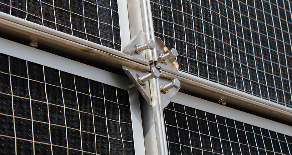 挡沙网过滤墙紧固件，安装快捷方便。